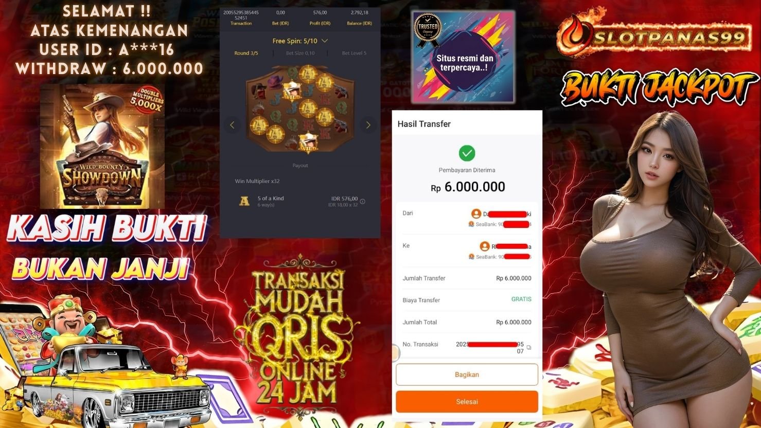 SLOTPANAS99 JACKPOT SLOT WILD BOUNTY SHOWDOWN